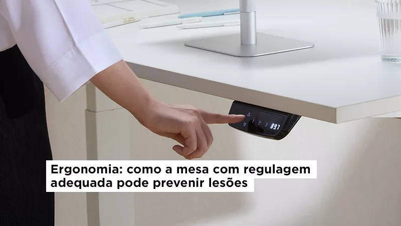 Como a Mesa com Regulagem Adequada Pode Prevenir Lesões