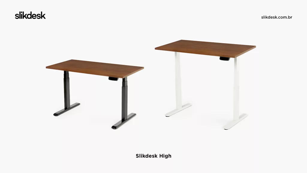 Mesa com regulagem de altura elétrica Slikdesk High