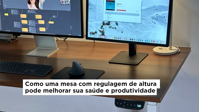 Como uma Mesa com Regulagem de Altura Pode Melhorar Sua Saúde e Produtividade