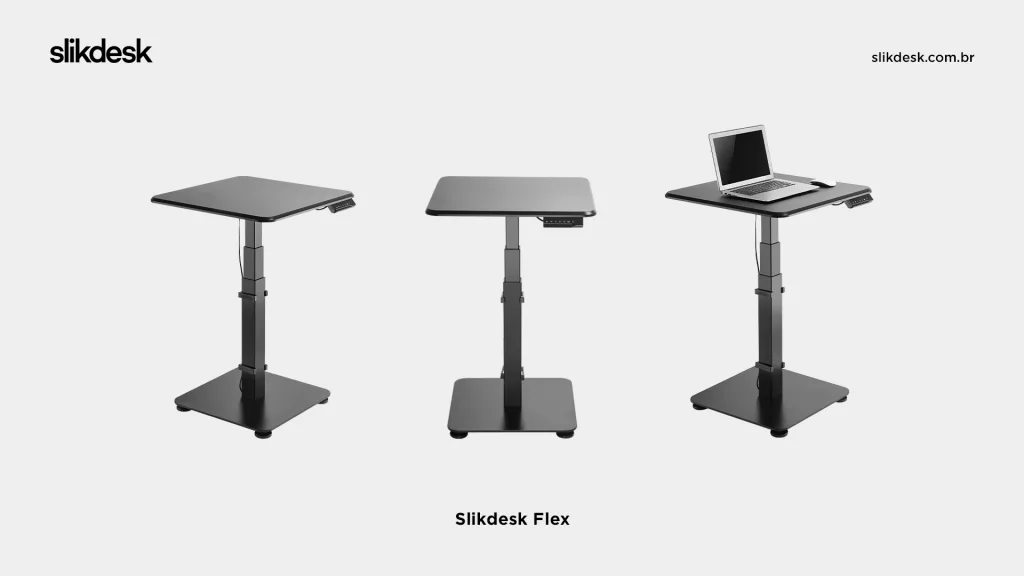 Mesa com regulagem de altura elétrica Slikdesk Flex