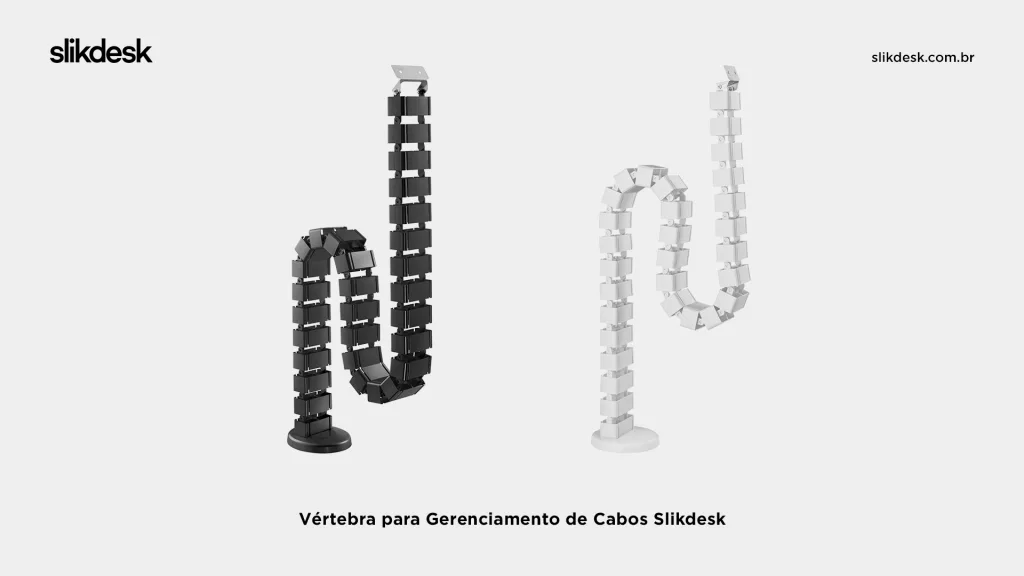 Vértebra para gerenciamento de cabos Slikdesk